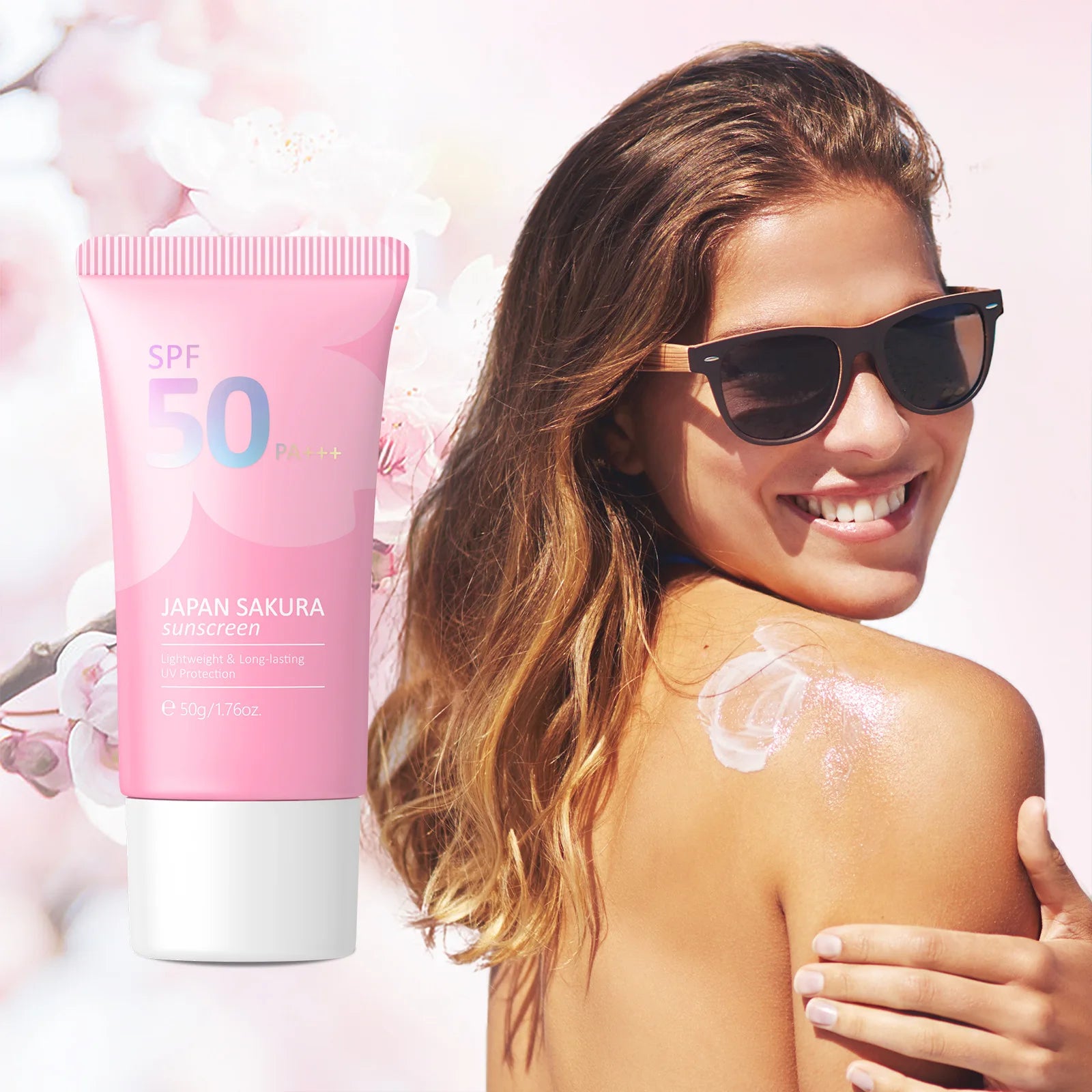 Sakura Sunscreen Cream SPF50
