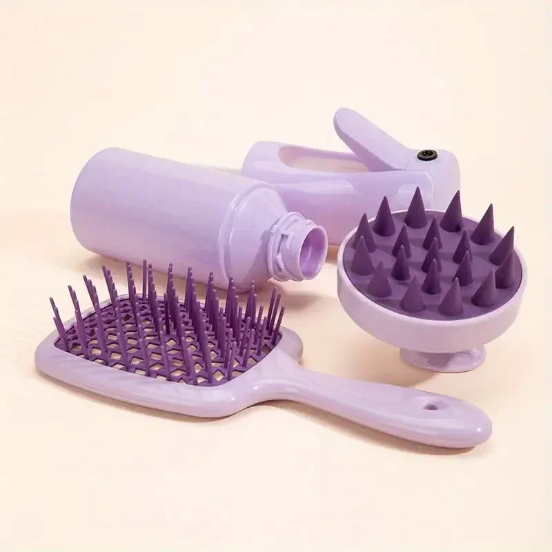 Hollow Comb Set With Spray Bottle (200ml)