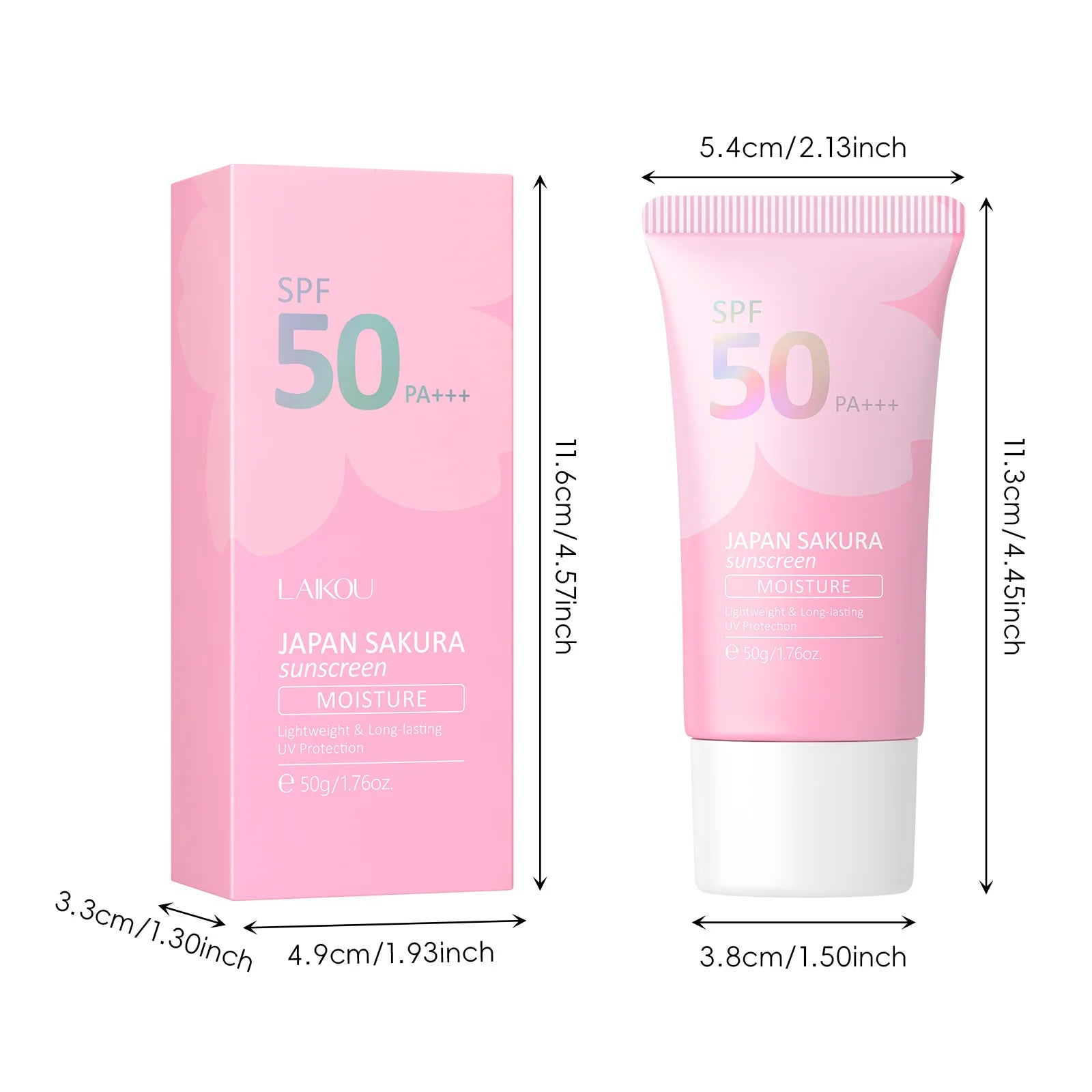 Sakura Sunscreen Cream SPF50