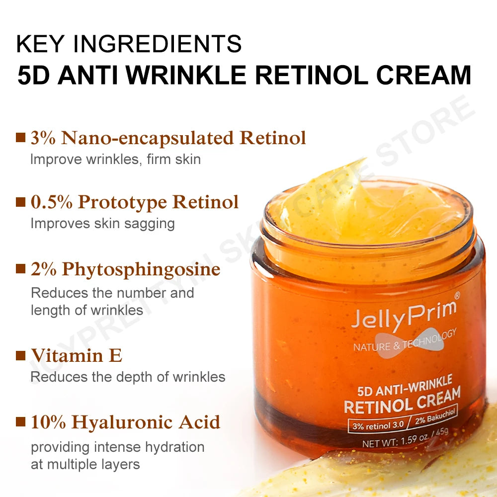 Anti-Wrinkle Retinol Face Cream