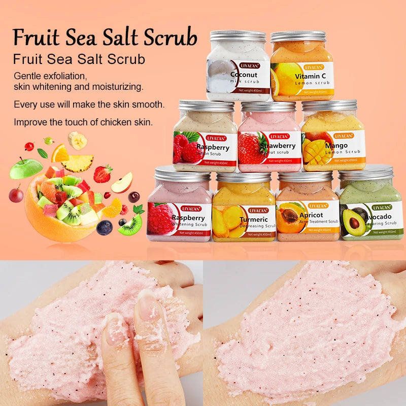Fruit Sea Salt Natural Scrub