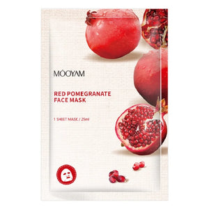 Fruit & Plant Facial Sheet Masks 10pcs