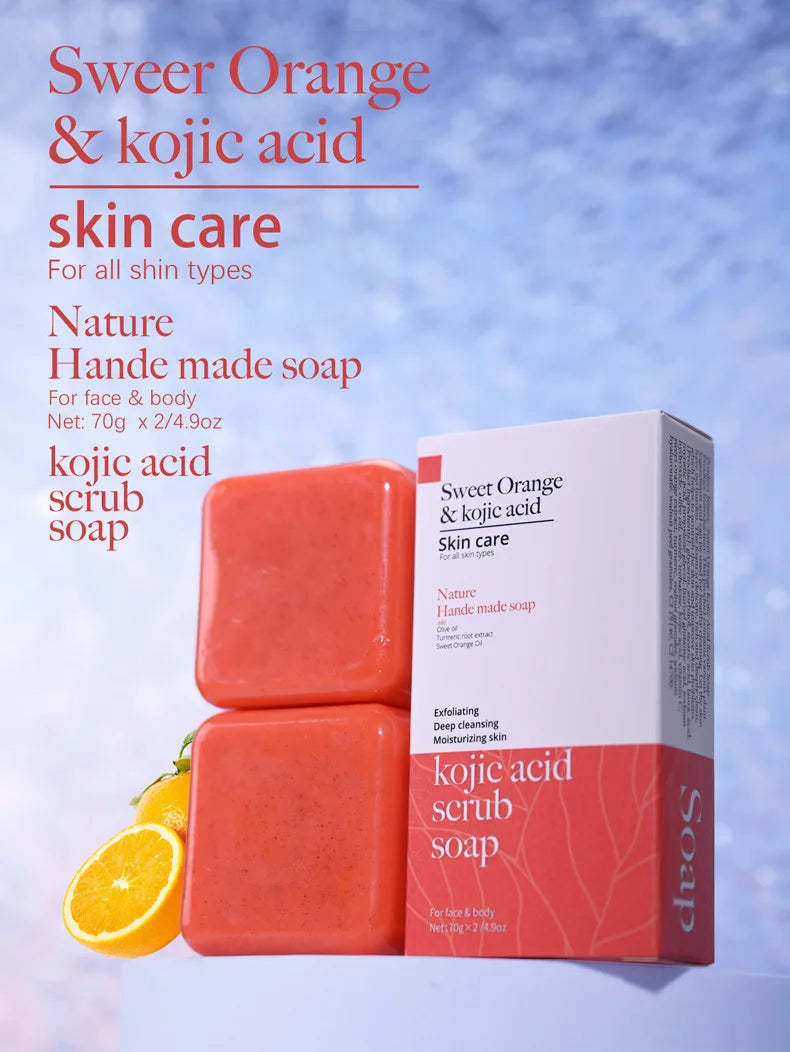 Kojic Acid & Sweet Orange Scrub Soap