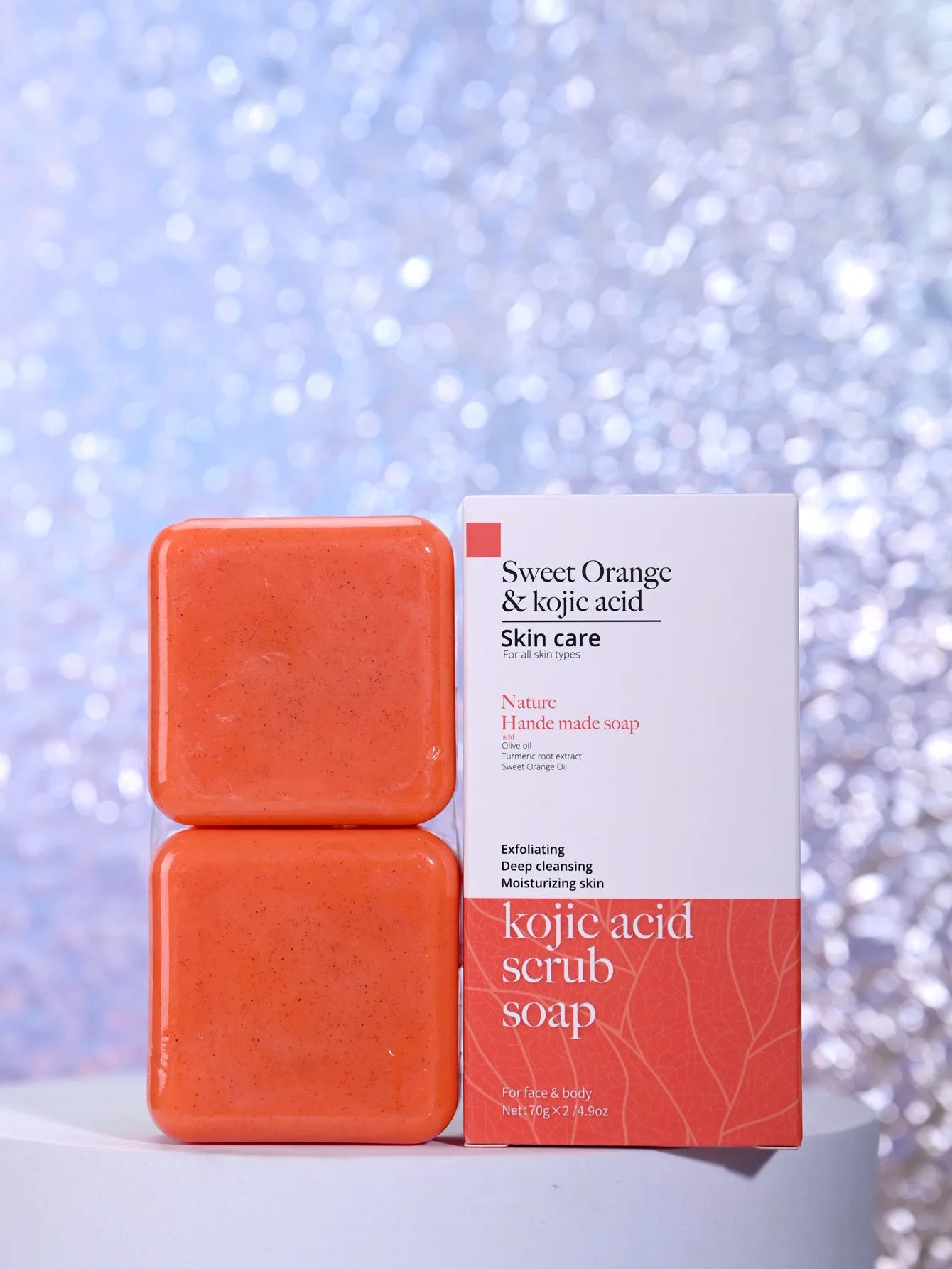 Kojic Acid & Sweet Orange Scrub Soap