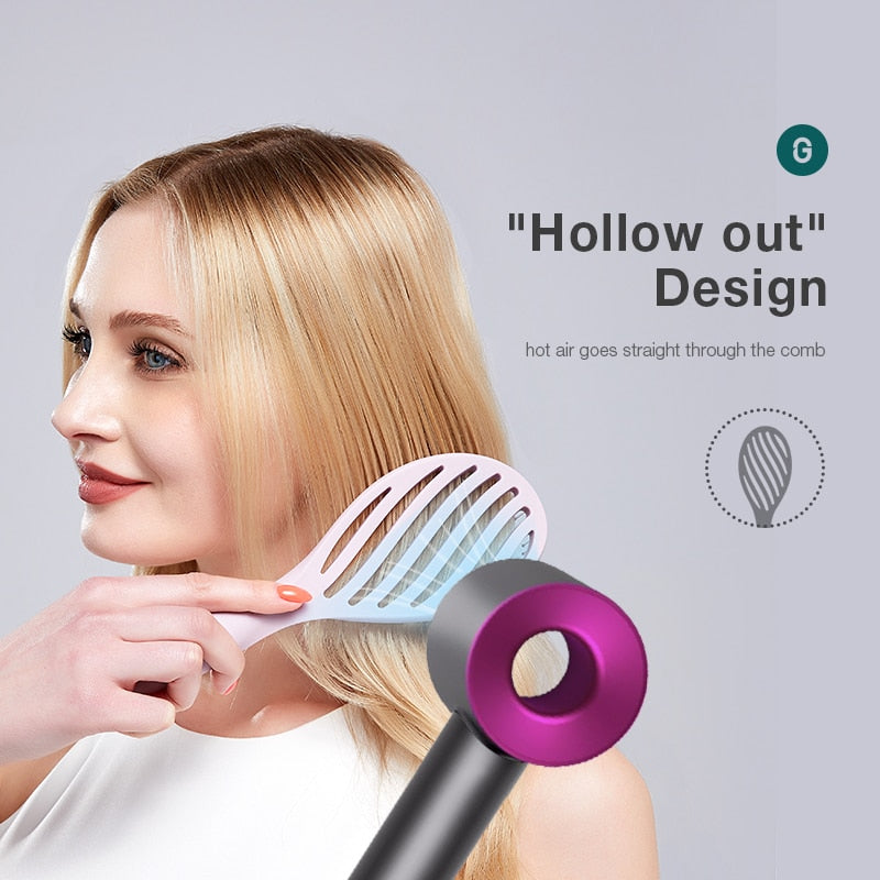 MR. GREEN™ Hollow Hair Brush - Scalp Massage & Detangling